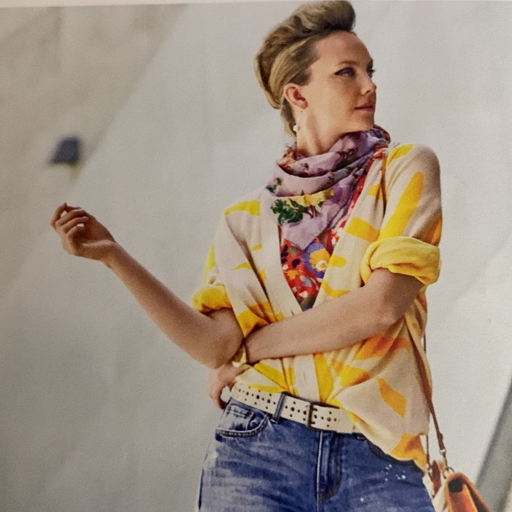 Cabi 5836 Roar Cardigan - tiger or zebra stripes
